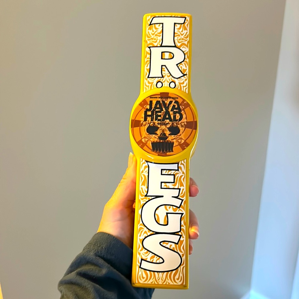 Troegs Java Head beer tap handle